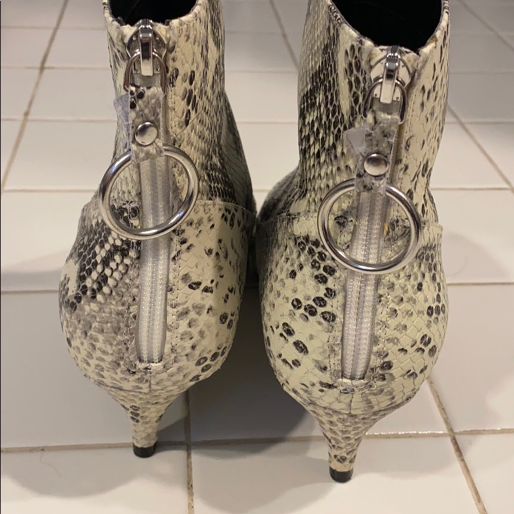 Steve Madden Snake Skin booties